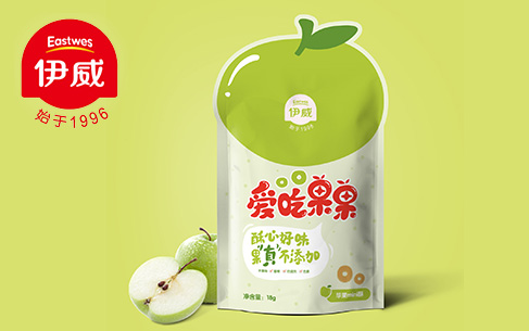 伊威爱吃果果食品包装设计